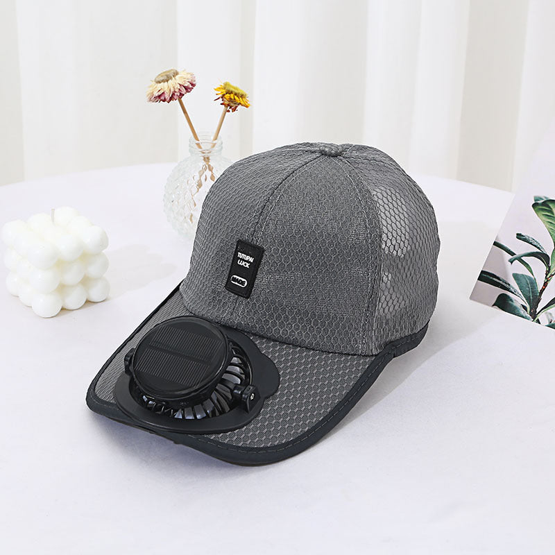 2025 New Ultralight UV Protection Baseball Cap with Solar Fan