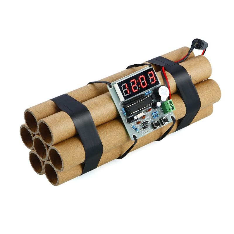 ✨⏰Dynamite Shaped Clock