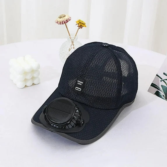 2025 New Ultralight UV Protection Baseball Cap with Solar Fan