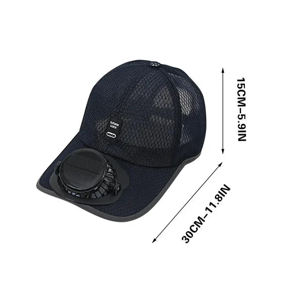 2025 New Ultralight UV Protection Baseball Cap with Solar Fan