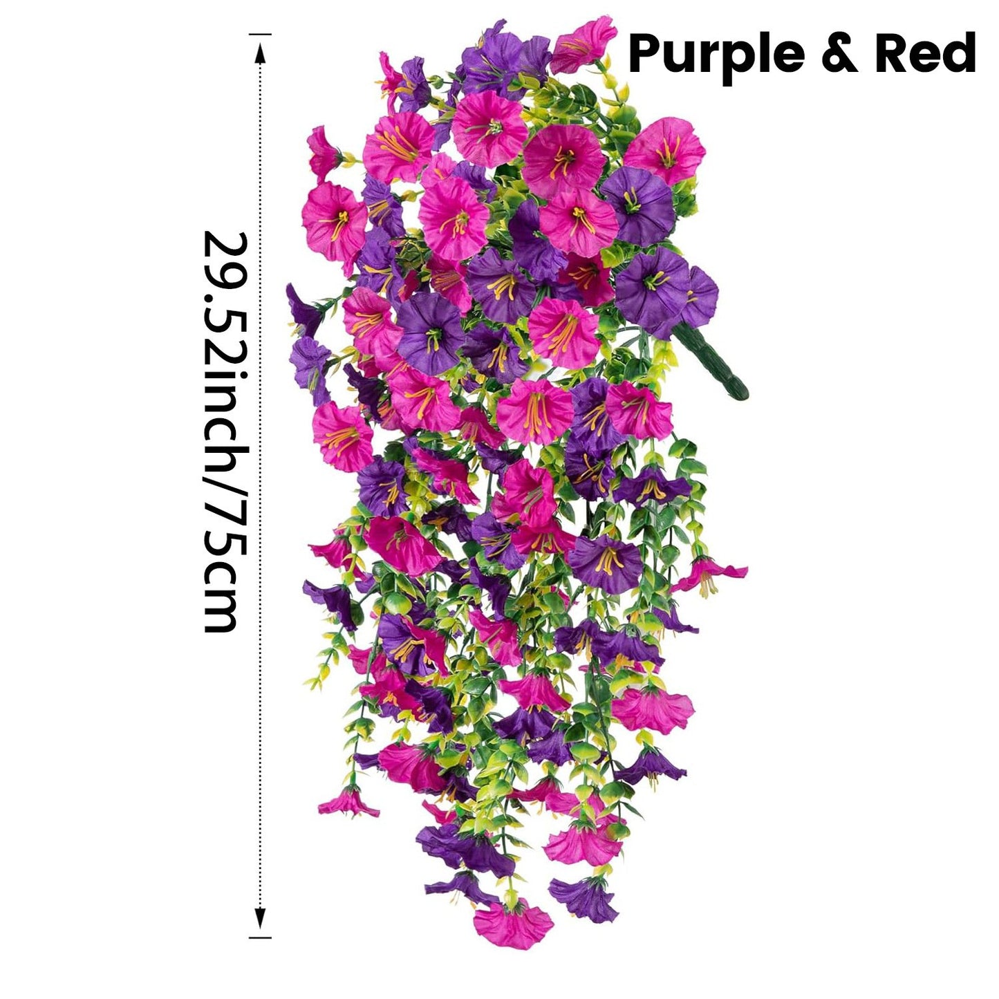 🌺UV Resistant Hanging Artificial Morning Glory Vine