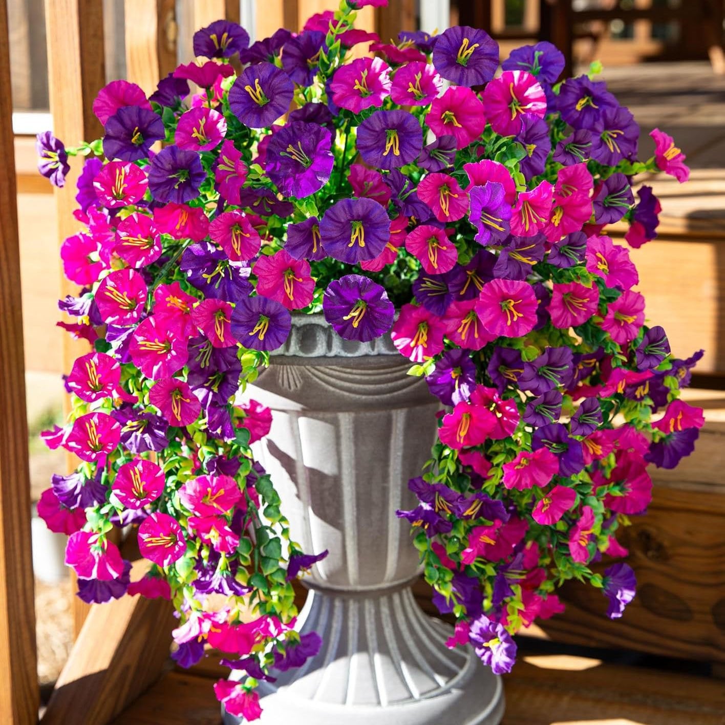 🌺UV Resistant Hanging Artificial Morning Glory Vine
