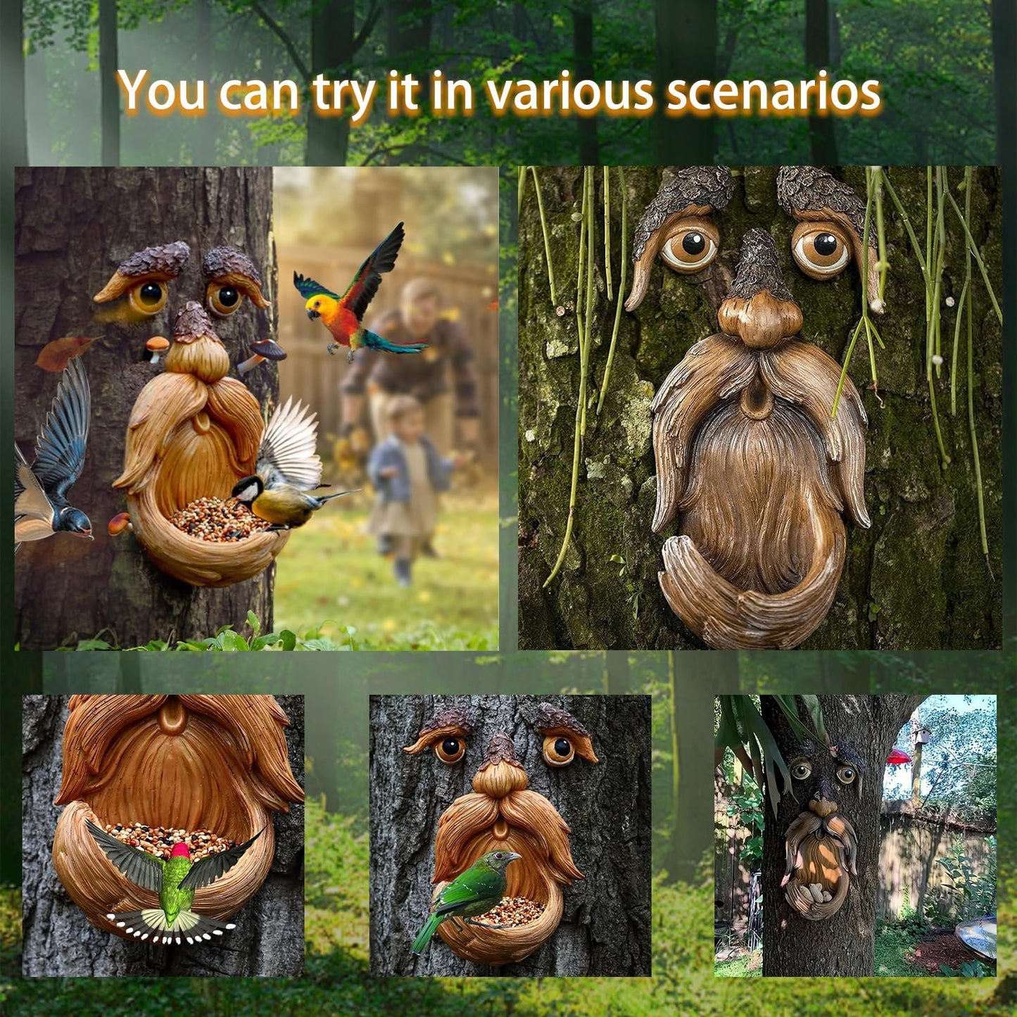 💥This Week's Special Price 🐦 Magical Tree Spirit Bird Feeder