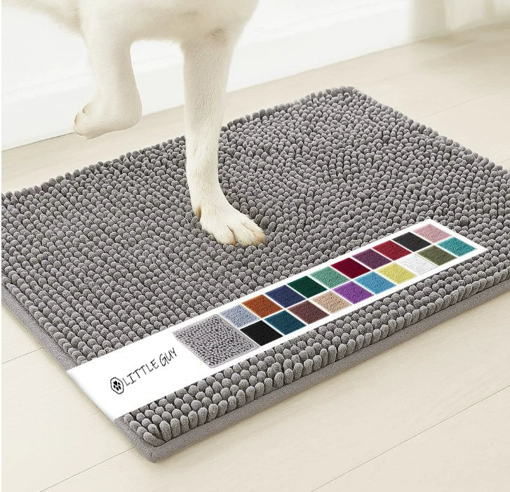 👣Super Absorbent Microfiber Dog Door Mat For Muddy Paws
