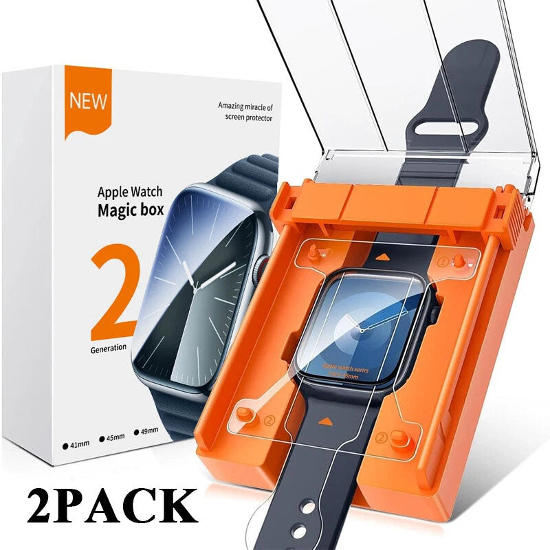 2 Pack Screen Protector for Apple Watch Series 9/8/7 ,Ultra 49mm Ceramic Films