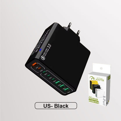 🔥🔥8 in 1 Waterproof Ports USB Fast Charger