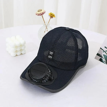 2025 New Ultralight UV Protection Baseball Cap with Solar Fan