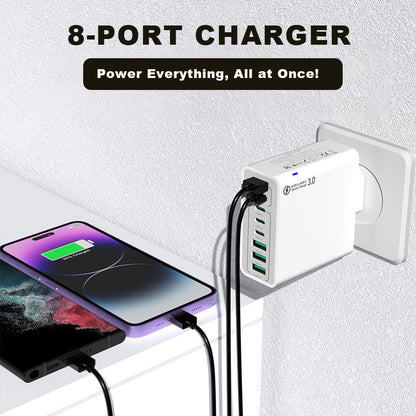 🔥🔥8 in 1 Waterproof Ports USB Fast Charger