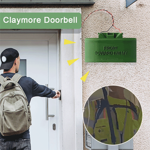 🏆Flash Sale⚡ 50K+ SOLD! Almost Gone-💥 Claymore Doorbell