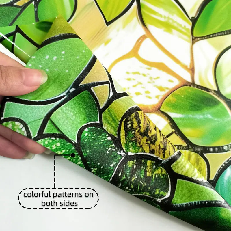 🔥Only $19.99 Last Day💥 Leaf Pattern Static Cling Window Sticker