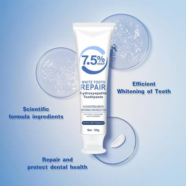 🔥Only $13.99 Last Day 💥Fluoride-Free Hydroxyapatite Toothpaste