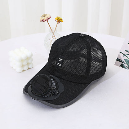 2025 New Ultralight UV Protection Baseball Cap with Solar Fan