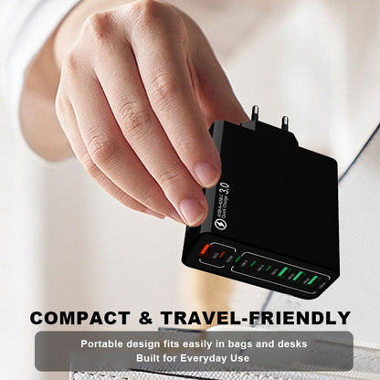 🔥🔥8 in 1 Waterproof Ports USB Fast Charger