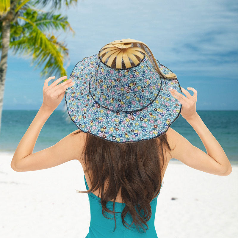 🔥Only $19.99 Last Day💥Folding Bamboo Fan Hat