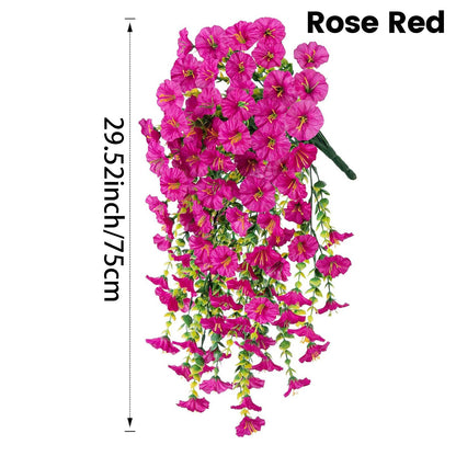 🌺UV Resistant Hanging Artificial Morning Glory Vine