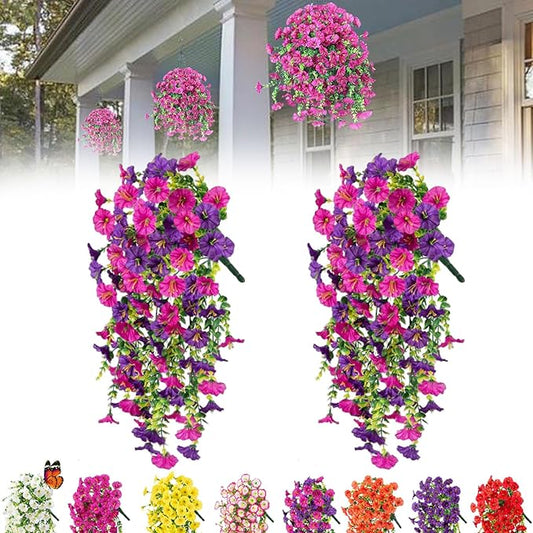 🌺UV Resistant Hanging Artificial Morning Glory Vine