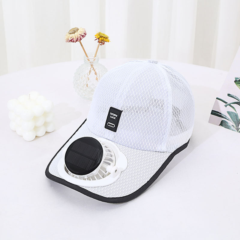 2025 New Ultralight UV Protection Baseball Cap with Solar Fan