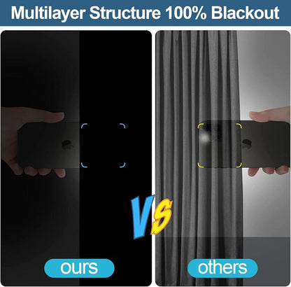 ⏰Limited stock!🔥 100% Blackout Curtains for Bedroom