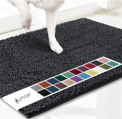 👣Super Absorbent Microfiber Dog Door Mat For Muddy Paws