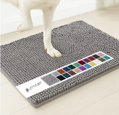 👣Super Absorbent Microfiber Dog Door Mat For Muddy Paws