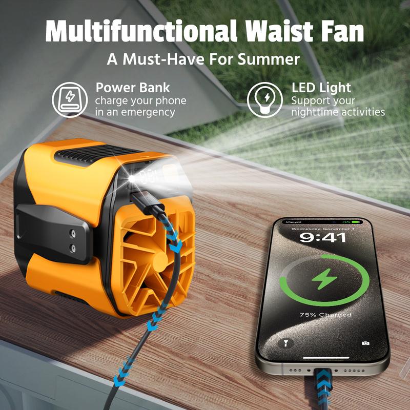 🔥Special Offer - Upgrade Personal Portable Waist Clip Fan