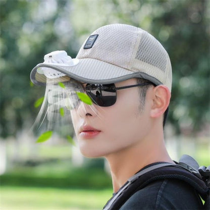 2025 New Ultralight UV Protection Baseball Cap with Solar Fan
