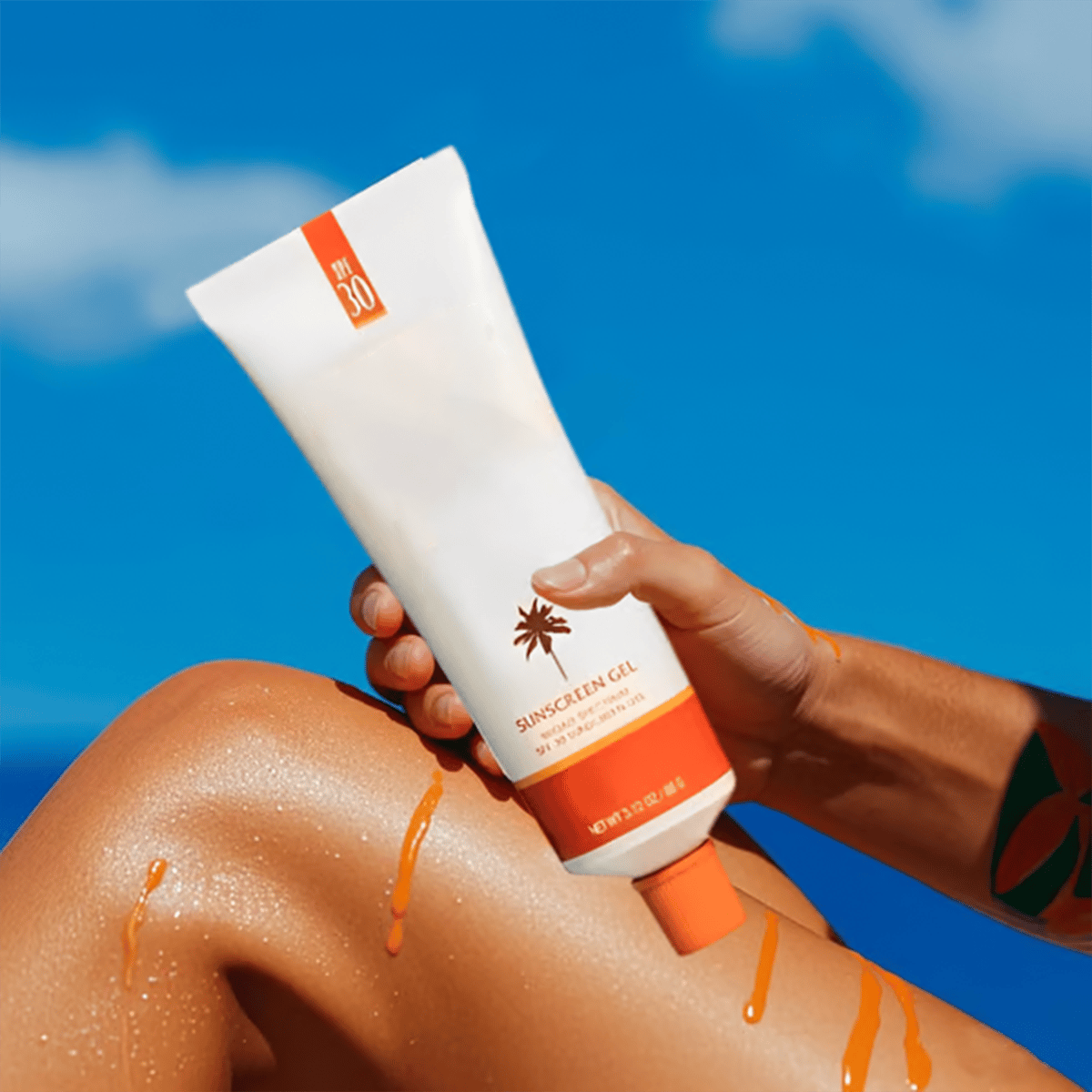 🔥Orange Tanning Gel SPF 30+