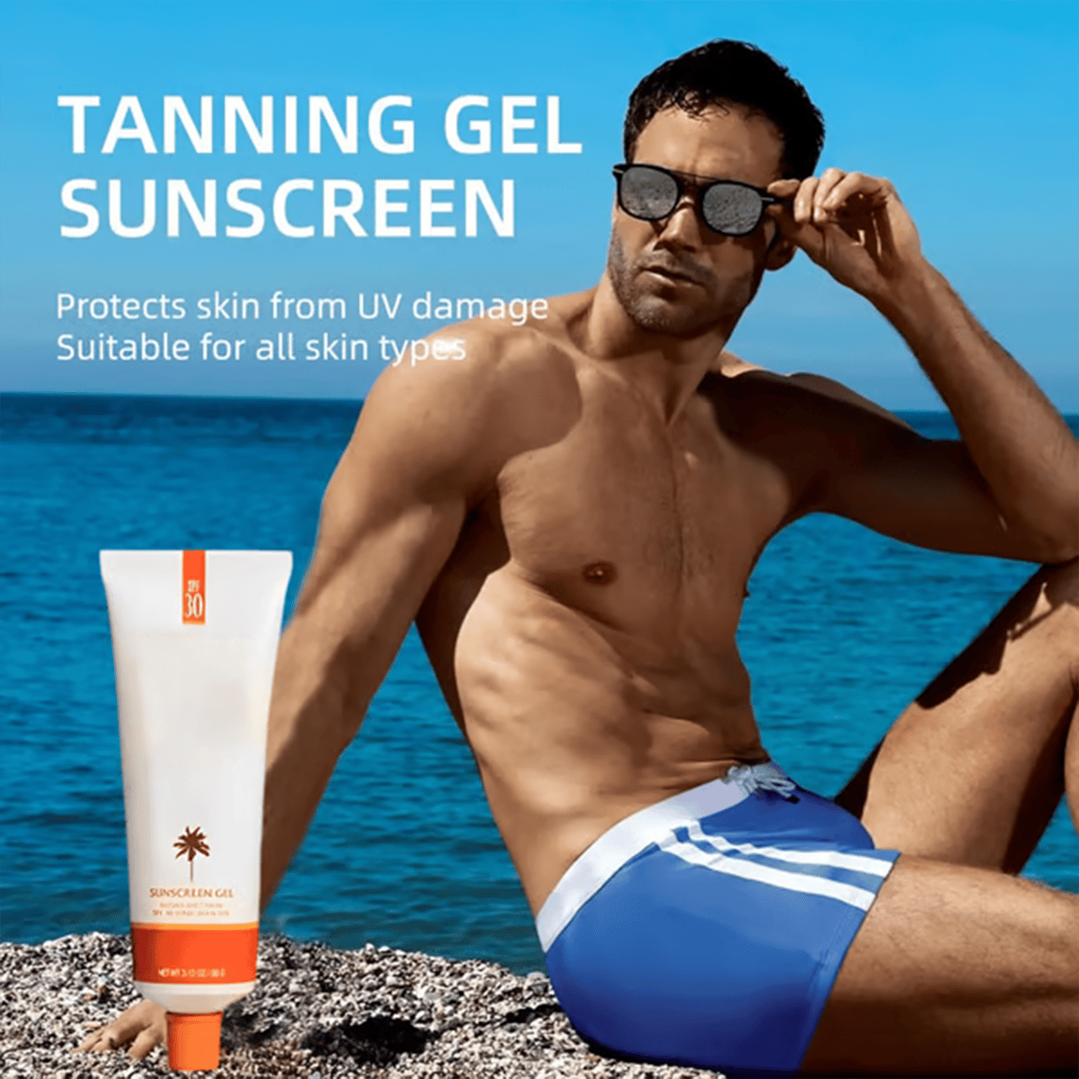 🔥Orange Tanning Gel SPF 30+
