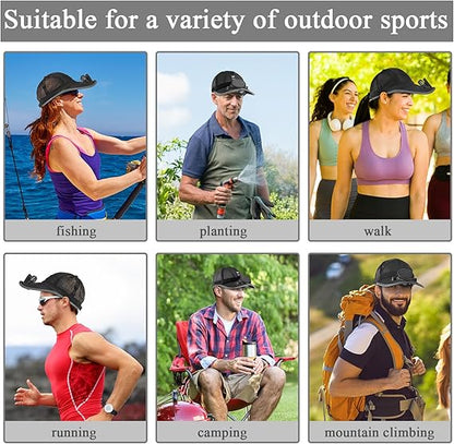2025 New Ultralight UV Protection Baseball Cap with Solar Fan